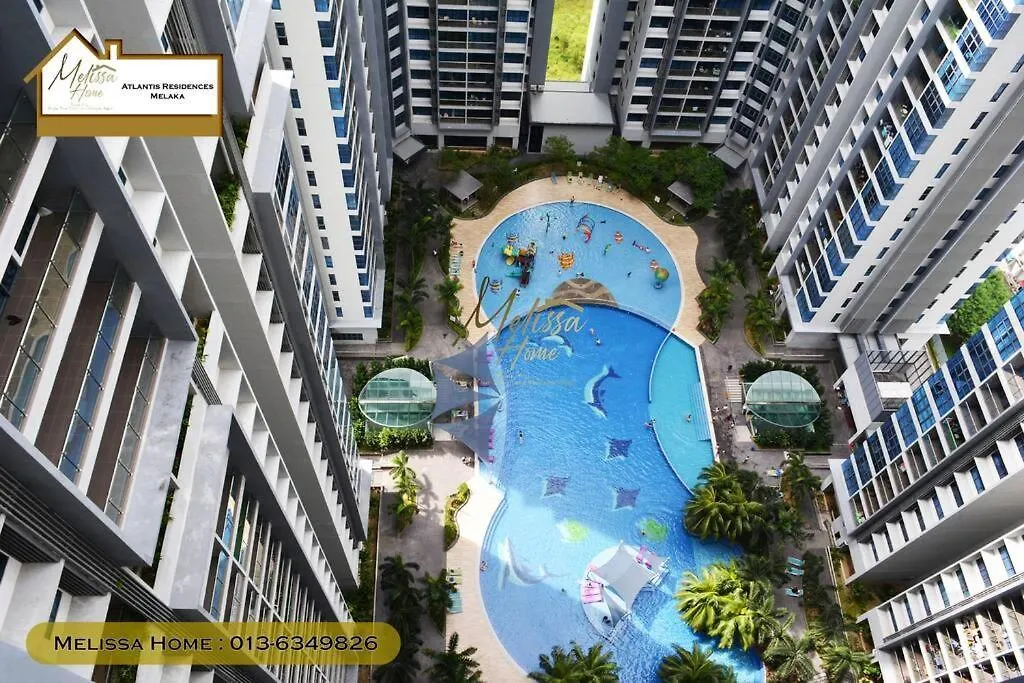 Apartment New1B1Br 4 To 6Pax 5 Min To Jonker Walk Atlantis Residences Melaka