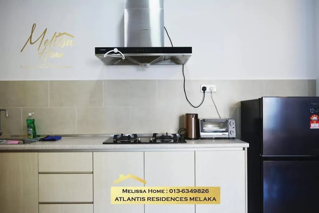 New1B1Br 4 To 6Pax 5 Min To Jonker Walk Atlantis Residences Melaka Apartment